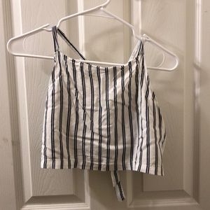 Tie back crop top